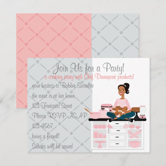 Kokerpartij Kaart (Voorkant / Achterkant)