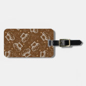 Kokerpatroon met chef-pet bagagelabel (Voorkant horizontaal)