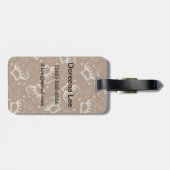 Kokerpatroon met chef-pet bagagelabel (Achterkant horizontaal)