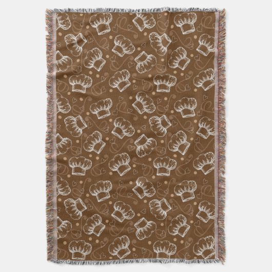 Kokerpatroon met chef-pet deken (Voorkant Verticaal)