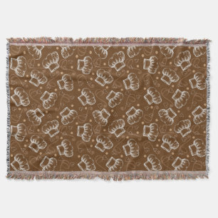 Kokerpatroon met chef-pet deken