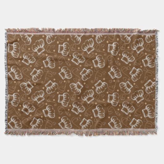 Kokerpatroon met chef-pet deken (Voorkant)