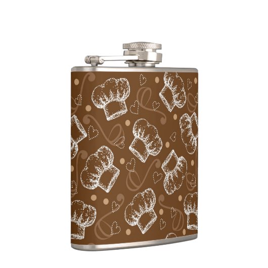 Kokerpatroon met chef-pet heupfles (Rechts)