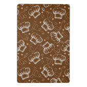 Kokerpatroon met chef-pet mini klembord (Achterkant)