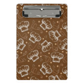 Kokerpatroon met chef-pet mini klembord (Voorkant)