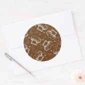 Kokerpatroon met chef-pet ronde sticker (Envelop)