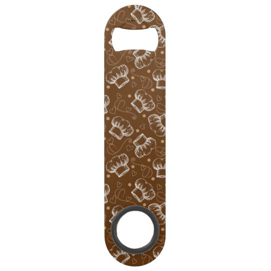 Kokerpatroon met chef-pet speed flessenopener (Voorkant)