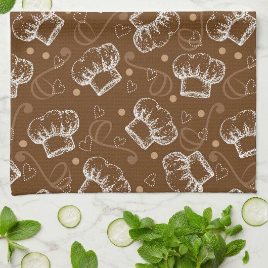 Kokerpatroon met chef-pet theedoek (Gevouwen)