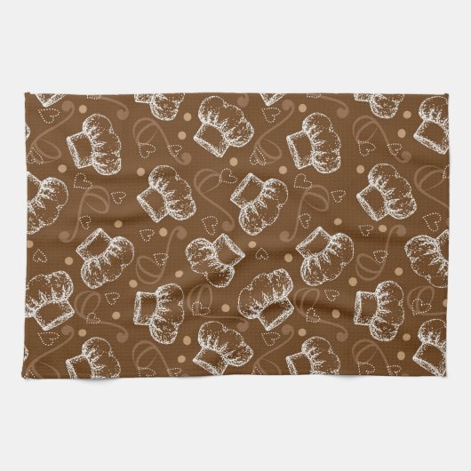 Kokerpatroon met chef-pet theedoek (Horizontaal)