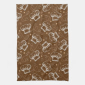 Kokerpatroon met chef-pet theedoek (Verticaal)