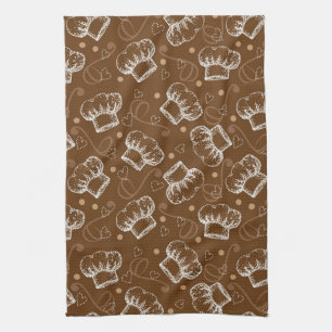 Kokerpatroon met chef-pet theedoek