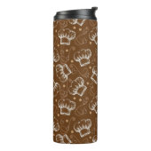 Kokerpatroon met chef-pet thermosbeker (Gedraaid links)