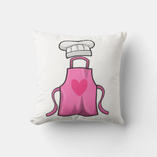 Kokerpron en pet voor het koken met hart kussen