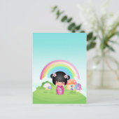 Kokesh Cutie Land Briefkaart (Staand voorkant)