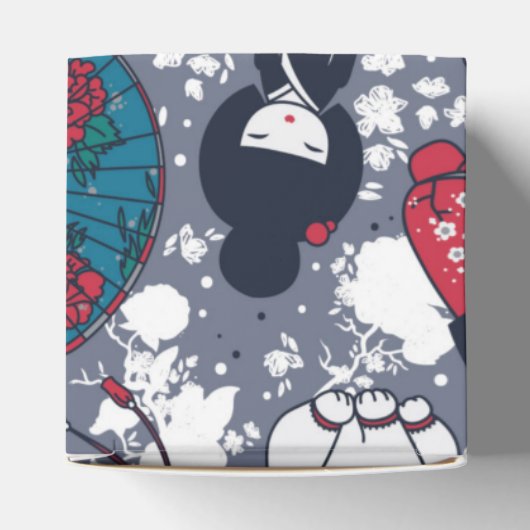 Kokeshi Bedankdoosjes (Bovenkant)