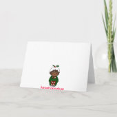 Kokeshi Christmas Kaart 2 (Achterkant)