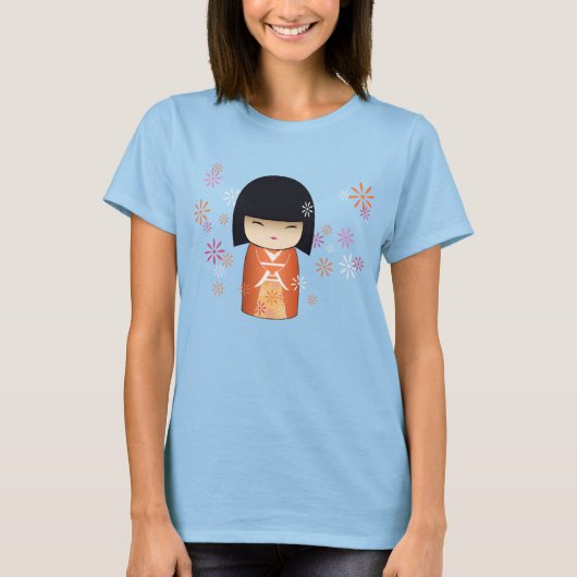 Kokeshi doll - Akemi T-shirt (Voorkant)