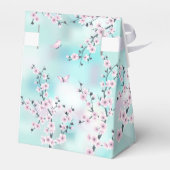 Kokeshi Doll Cherry Blossom Custom Birthday Bedankdoosjes (Achterkant)