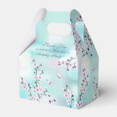 Kokeshi Doll Cherry Blossom Dank u wel Bedankdoosjes (Achterkant)