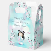 Kokeshi Doll Cherry Blossom Dank u wel Bedankdoosjes (Geopend)