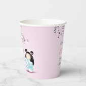 Kokeshi Doll Cherry Blossom | Geestdag meisje Papieren Bekers (Links)