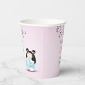 Kokeshi Doll Cherry Blossom | Geestdag meisje Papieren Bekers (Rechts)