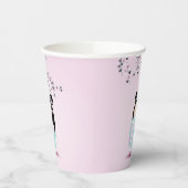 Kokeshi Doll Cherry Blossom | Geestdag meisje Papieren Bekers (Links)