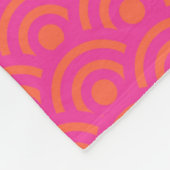 Kokeshi Doll fleece werp Blanket (Hoek)