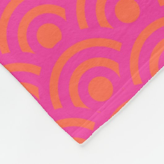 Kokeshi Doll fleece werp Blanket (Hoek)