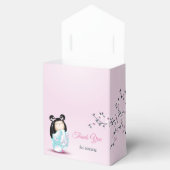 Kokeshi Doll Girls Birthday Hartelijk dank Bedankdoosjes (Geopend)