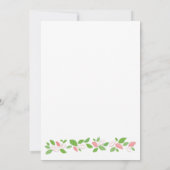 Kokeshi Doll Happy Birthday Kaart (Achterkant)