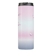 Kokeshi Doll Japanse Chibi Art Style Thermosbeker (Achterkant)