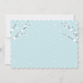 Kokeshi Doll Japanse Tea Party Kaart (Achterkant)