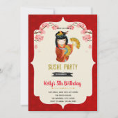 Kokeshi doll kaart (Voorkant)