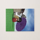 Kokeshi Doll Legpuzzel (Horizontaal)