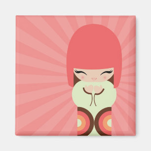 kokeshi doll magneet