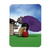 Kokeshi Doll Magneet (Verticaal)