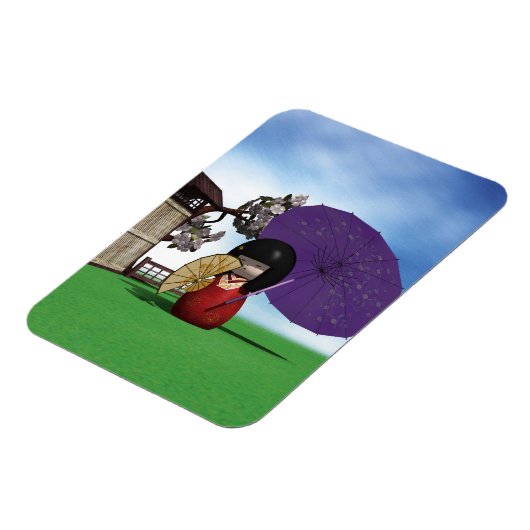 Kokeshi Doll Magneet (Linkerzijde)