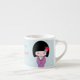 Kokeshi Doll MOK Japanse koffie