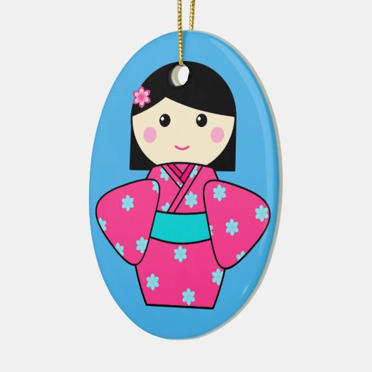 Kokeshi Doll Ornament (Links)