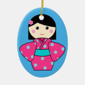 Kokeshi Doll Ornament (Voorkant)