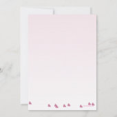 Kokeshi Doll Pink Kaart (Achterkant)