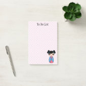 Kokeshi Doll Pink Post-it® notes 4 x 6 (Kantoor)