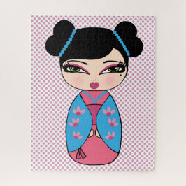 Kokeshi Doll Puzzle Legpuzzel