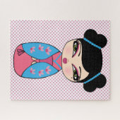 Kokeshi Doll Puzzle Legpuzzel (Horizontaal)