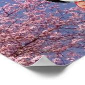 Kokeshi Doll Sakura Cherry Blossom Poster Print (Hoek)