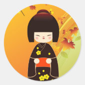 Kokeshi doll sticker (Voorkant)