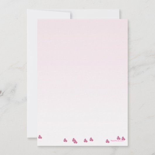 Kokeshi Doll Uitnodiging (Achterkant)