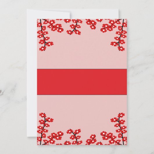 Kokeshi Doll Verjaardag Uitnodiging | Japanse stij (Achterkant)