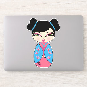 Kokeshi Doll Vinyl Sticker